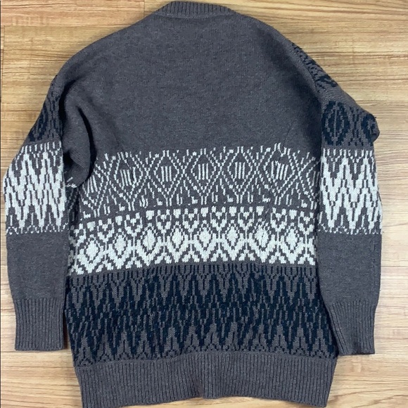 VINCE Cashmere Wool Alpaca Nordic Cardigan Sweater - Picture 4 of 7